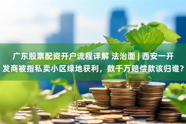 广东股票配资开户流程详解 法治面 | 西安一开发商被指私卖小区绿地获利，数千万赔偿款该归谁？