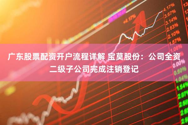 广东股票配资开户流程详解 宝莫股份：公司全资二级子公司完成注销登记